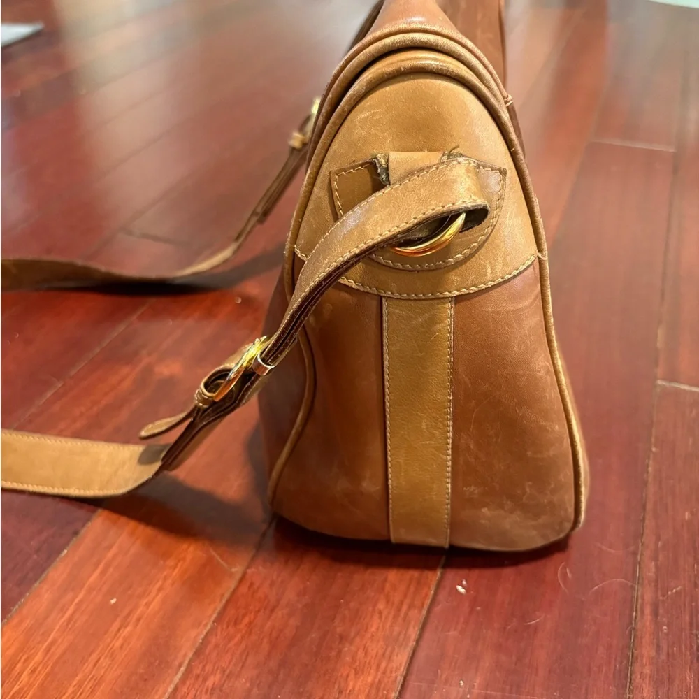 Vintage Gucci Brown Leather Shoulder Bag - Picture 10 of 16